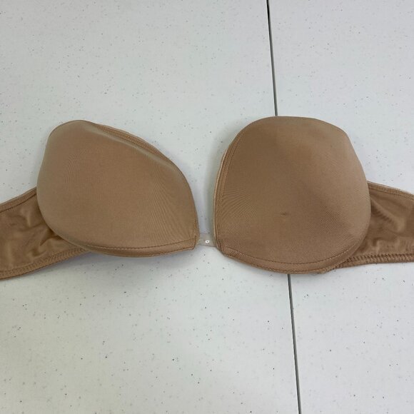 Victoria's Secret Other - Very Sexy Victorias Secret Strapless Bra 36D Plunge Wire‎ Pushup Nude Beige Skin